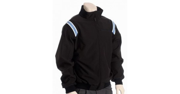 Smitty Major League Style Fleece Lined Umpire Jacket - Black and White